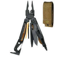 Leatherman Black MUT Stainless Steel Multi Tool & Molle Sheath *AUTH AUS DEALER*