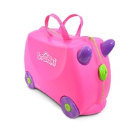 Trunki Ride on Kids Suitcase Luggage Toy Box , Trixie Pink