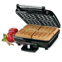 Cuisinart Belgian Electric Waffle Maker 4 Slice Non-stick Breakfast Dessert