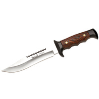 Muela Military Fishing Knife - Coral Wood Handle YM5161M