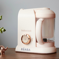 New BEABA Ltd Etd Babycook Baby Food Processor Solo ROSE GOLD Steam Cook Blend