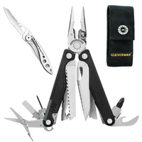 Leatherman CHARGE + PLUS Multi-Tool & Nylon Sheath & Skeletool Kbx