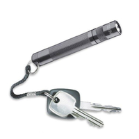 MAGLITE SOLITAIRE FLASHLIGHT PEWTER GREY MADE IN USA  * FREE POSTAGE * 85060