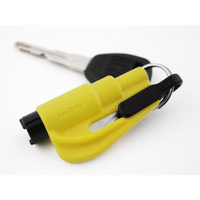 RESQME YELLOW RESCUE TOOL EMERGENCY SAFETY GLASS BREAKER  YTX010YE