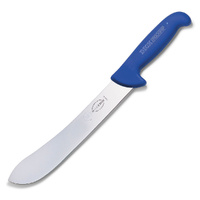 F Dick ErgoGrip 26cm Bullnose Butchers Knife 8238521 - Blue