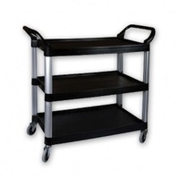 SERVING UTLITY TROLLEY 3 SHELF COMMERICAL KITCHEN RESTAURANT "FREE POSTAGE" 106