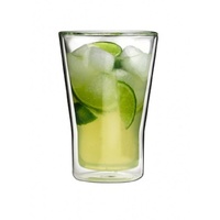 NEW 6 x Thermo ATHENA DORF Double Wall Glasses Glass 300ml Tapered SAVE!