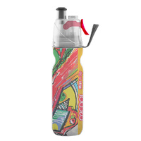 NEW 02 COOL MIST 'N SIP 20OZ 590ML WATER DRINK BOTTLE WATERCOLOUR 02COOL O2COOL