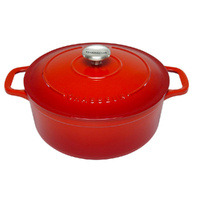Chasseur Round French Oven 24cm / 4 Litre , Inferno Red