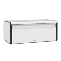 Brabantia Fall Front Bread Bin - White