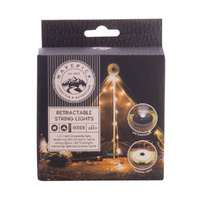 Maverick Retractable LED String Lights 10m , USB-C Rechargeable