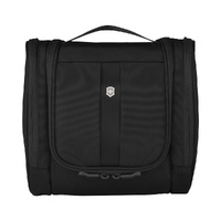 Victorinox Travel Hanging Toiletry Cosmetic Bag Kit With Zipper , Black