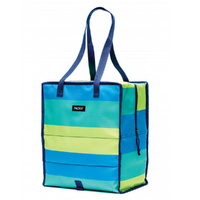 PACKIT FREEZABLE GROCERY SHOPPING COOLER BAG , FRESH STRIPE 