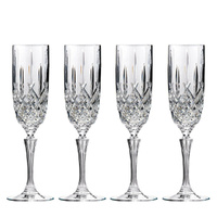 Marquis by Waterford Markham Crystalline Champagne Flute 266ml , Set of 4