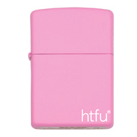 NEW ZIPPO HTFU LIGHT PINK MATTE LIGHTER