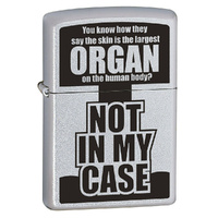 ZIPPO YOU KNOW HOW THEY SAY SATIN CHROME FINISH CIGAR CIGARETTE LIGHTER