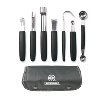 NEW MUNDIAL 7PC GARNISHING SET + STORAGE ROLL 7 PIECE