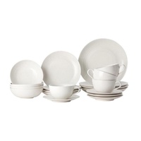 Royal Doulton Gordon Ramsay 16pc Dinner Stoneware Set of 16 , Maze White