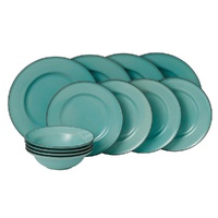 Royal Doulton Gordon Ramsay Union Street Cafe 12pc Dinner Blue , Set of 12