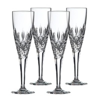 Royal Doulton Highclere Premium Crystal Champagne Flute 150ml , Set Of 4