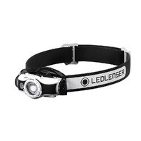 Led Lenser MH5 Headlamp 400 Lumens Head Torch , Black & White