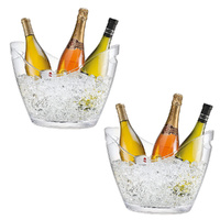 Serroni Vino Gondola Drinks Tub Set of 2 , 6.8L