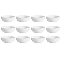 Australian Fine China Flinders Stackable Soup Bowl 113mm , Set of 12