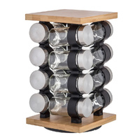 Davis & Waddell Romano Spice Jar Set with Rack 16 Piece