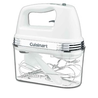 CUISINART POWER ADVANTAGE 9 SPEED HAND MIXER WITH STORAGE CASE WHITE 46240