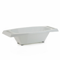 Borner Slice & Serve Bowl Holder for Mandolin Slicer , White
