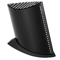 *New Global Ship Shape 9 Slot Knife Holder Block , Black