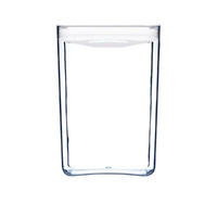 CLICKCLACK 4.3L PANTRY CUBE CONTAINER W/ LID WHITE 4300ML AIR TIGHT