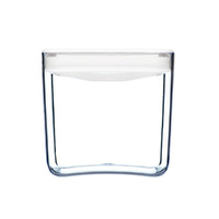CLICKCLACK 1.9L PANTRY CUBE CONTAINER W/ LID WHITE 1900ML AIR TIGHT