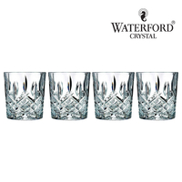 Marquis by Waterford Markham Crystalline Old Fashion Whiskey Tumbler Set of 4 