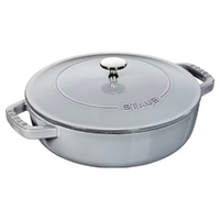 Staub Saute Pan Chisteria Round 26cm , Graphite