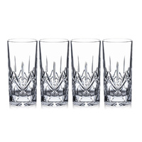 Royal Doulton Karmen Crystal Highball Tumbler 300ml - Set Of 4 Glasses