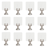 12 x Harp Shape Place Card Menu Holder - 35 x 25mm