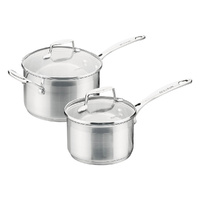 Scanpan 2 Piece Impact 16cm & 20cm Saucepan Set , 2pc