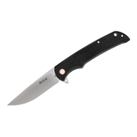 Buck Knives 259 Haxby 3 7/8" Drop Point Flipper Knife Plain Blade Carbon , 259CFS