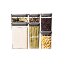 OXO Pop 2.0 6pc Steel Lid Storage Container Set , 6 Piece