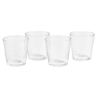 Royal Doulton Gordon Ramsay Maze Tumbler 340ml Glasses Clear Set of 4