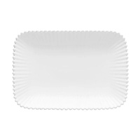 Costa Nova Pearl White Rectangular Platter 304 x 211mm