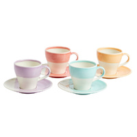 Royal Doulton 1815 Bright 4 Piece Espresso & Saucer Set , 110ml Mixed