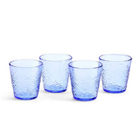 Royal Doulton Pacific 10th Anniversary Tumbler 350ml Set of 4 Blue