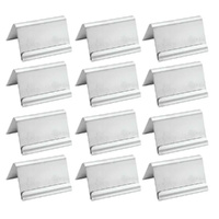 Trenton A-Frame Stainless Steel Buffet Card Holder 60mm - Set of 12