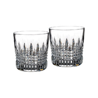 Waterford Crystal Lismore Diamond DOF Tumbler Pair 265ml  Set of 2