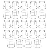 Trenton Platter Stand Chrome 190x250x190mm Pizza Plate Seafood , Set of 24