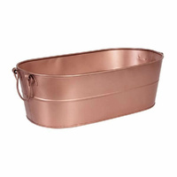 Moda Oval Beverage Tub Satin Copper 545x290x178mm
