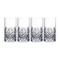 Royal Doulton Highgate Crystal Highball Tumbler 360ml - Set Of 4 Glasses
