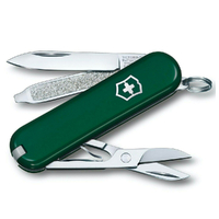 SWISS ARMY KNIFE CLASSIC GREEN VICTORINOX MULTI TOOL  